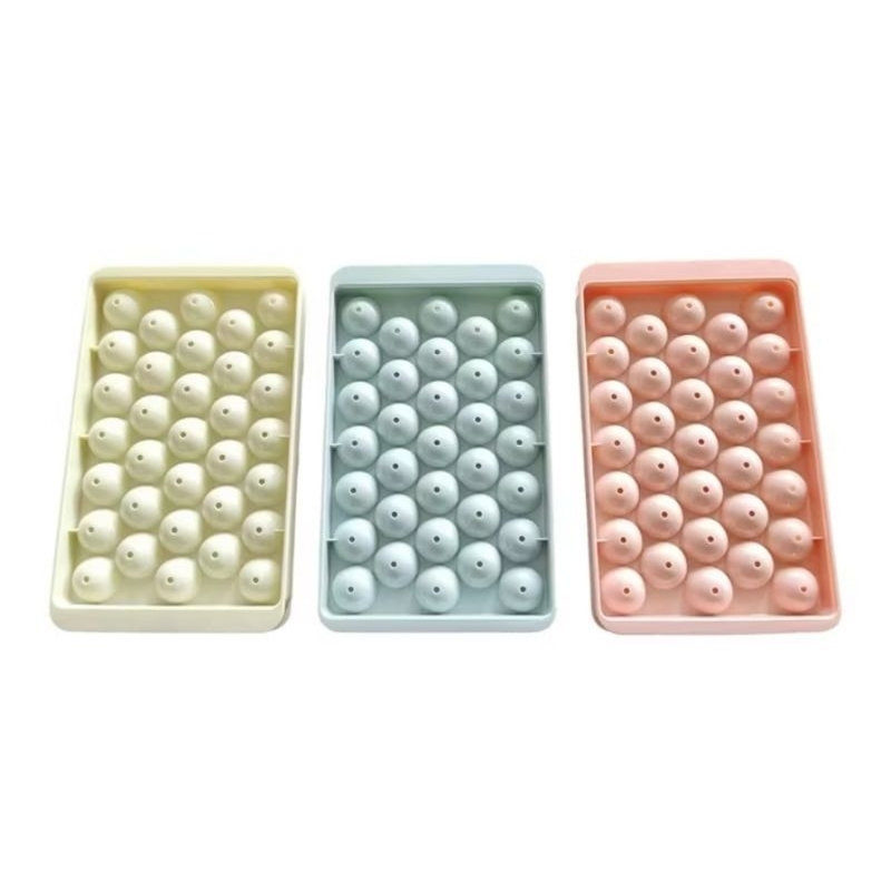 Cetakan ice Jelly Ball/es Batu/puding buah/ 33 Lubang round