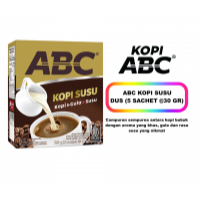 

ABC Susu 1 Dus (5 sachet @30gram) Kopi Susu ABC