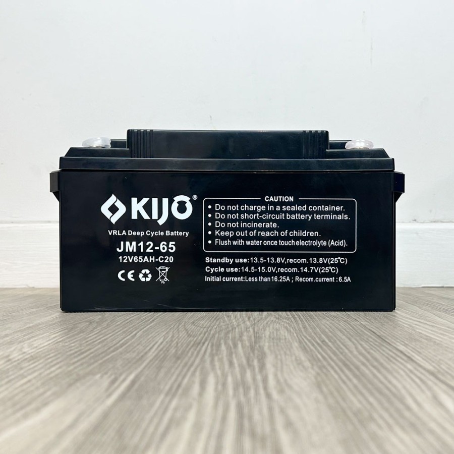 KIJO BATERAI VRLA 65AH 12V - 65AH 12 V - Gatotkaca Electronics