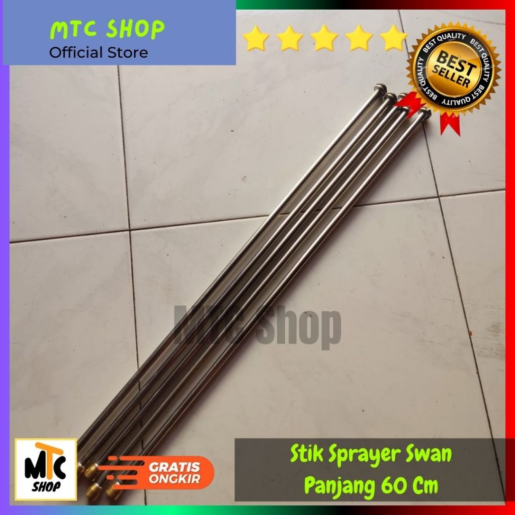 Stik Sprayer Manual Swan Panjang 60cm | Stik Sprayer Manual Elektrik Swan | Stik Swan 60 Cm Kuningan