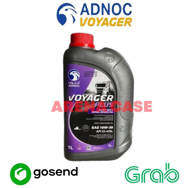 ADNOC VOYAGER PLUS 10W30 15W40 1L Oli Mesin Mobil Diesel Pajero ORIGINAL