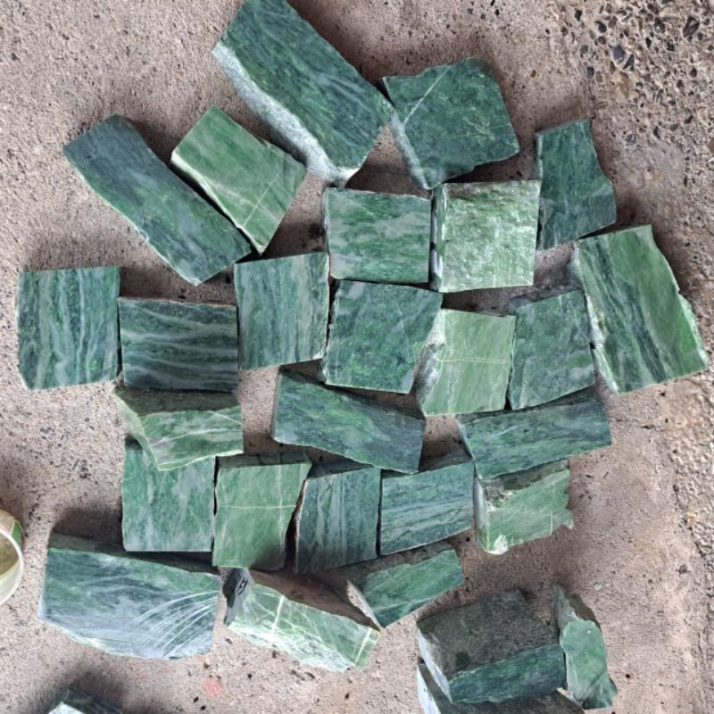 Giok Hijau Natural Aceh asli