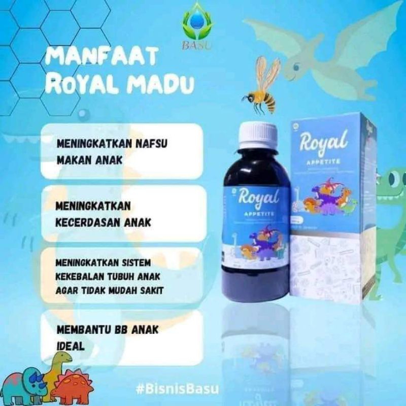 

Madu Royal Appetite Basu | Madu Penambah Nafsu Makan Anak | Madu Basu