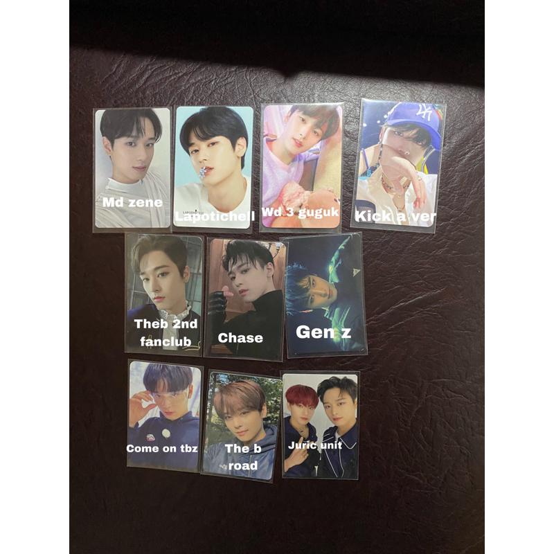 Pc juyeon the boyz tbz lee juyeon jual photocard lapotichell thrill ride the stealer chase b ver the