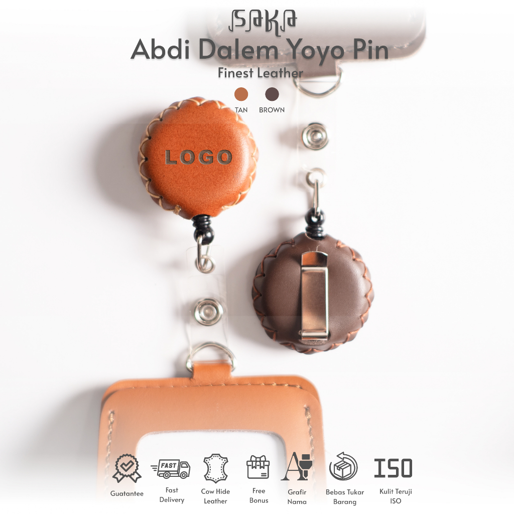 

JEPIT SAKU YOYO ID KLIP ID CARD HOLDER