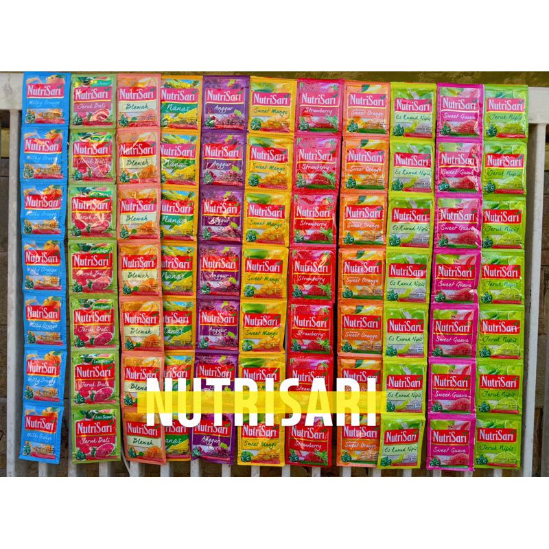 

NUTRISARI MINUMAN ALL VARIAN 1 renteng isi 10pcs