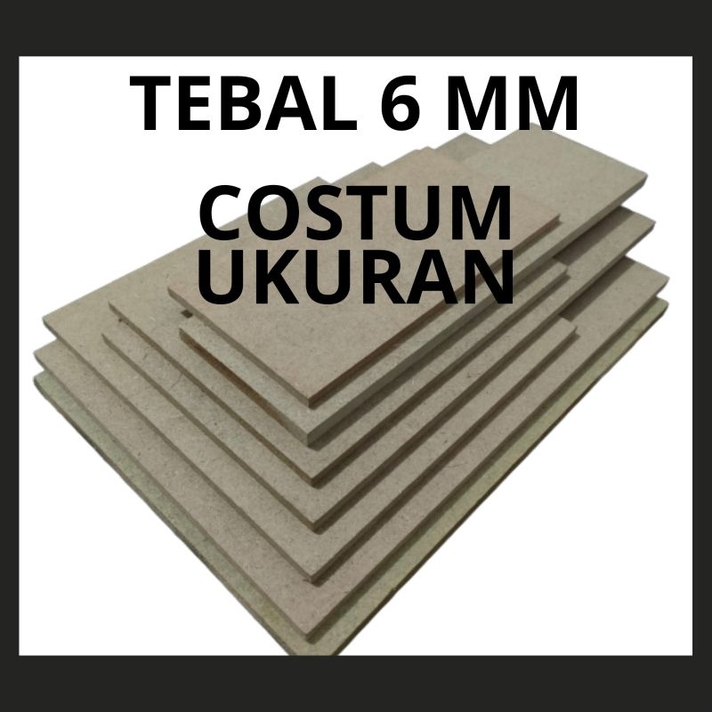 ♦️ISH♦️ UKURAN COSTUM MDF 6 MM Termurah Sesulawesi (Ready)