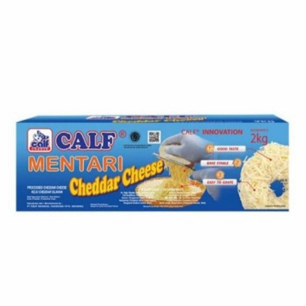 

CALF MENTARI CHEDDAR CHEESE 2KG PER DUS (8 PCS)