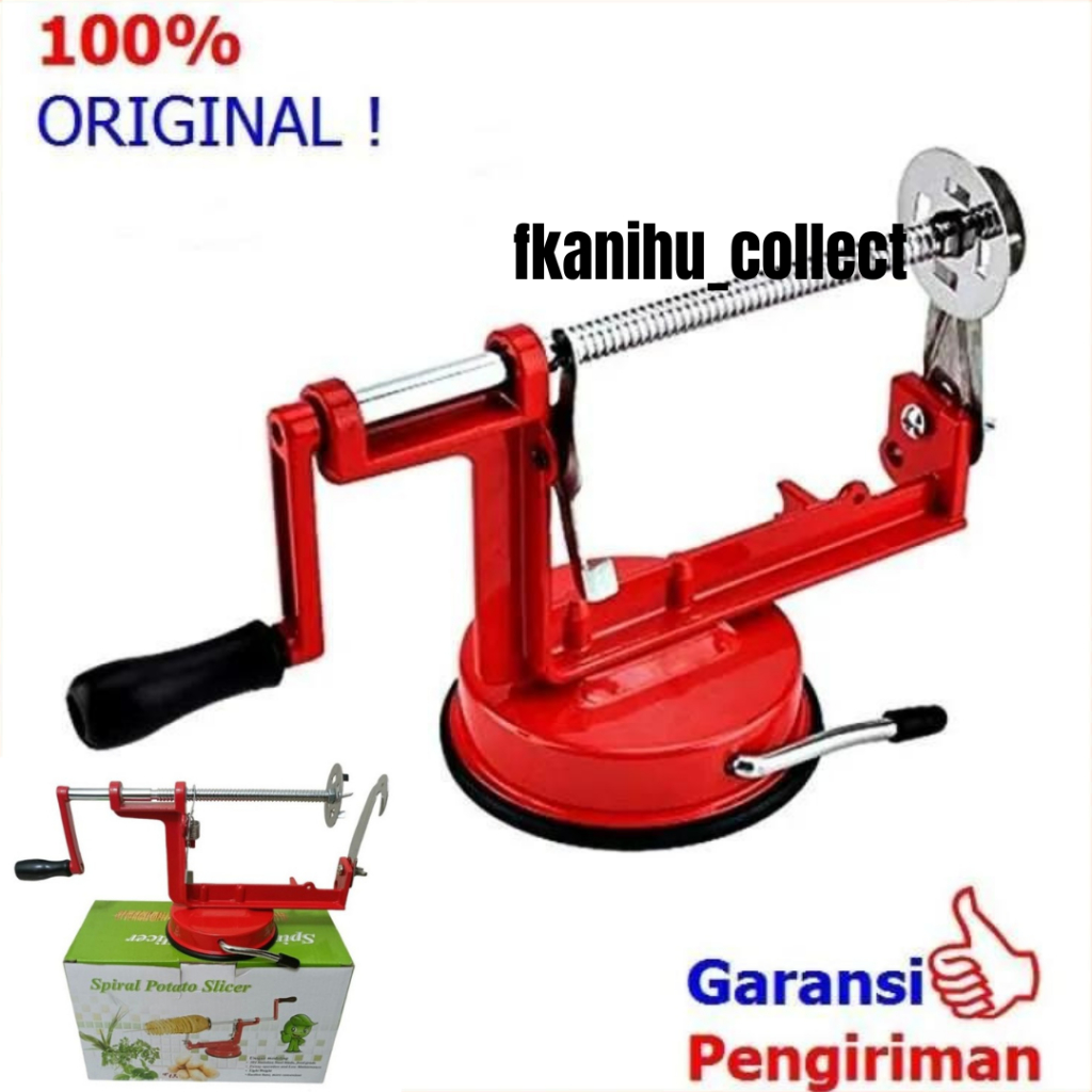 Spiral Potato Slicer /  Alat Pemotong Kentang Spiral / Pengiris Kentang Spiral / Mesin Pemotong Kent