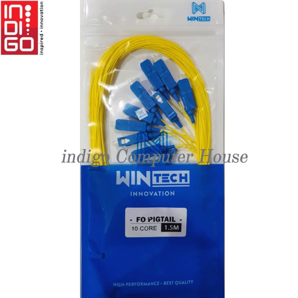 Pigtail SC isi 10 pcs / Kabel Pigtail SC UPC 10 Core Fiber Optic