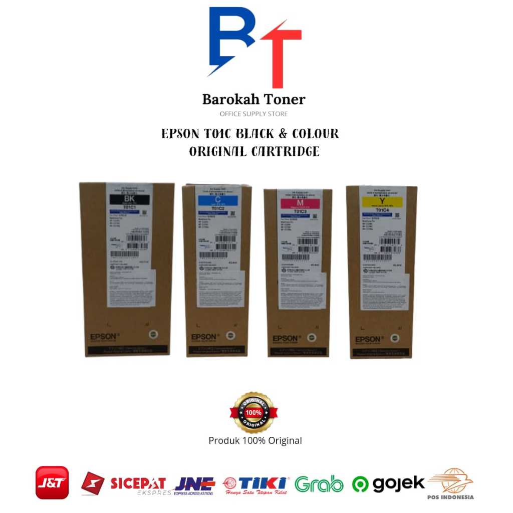 Tinta EPSON T01C Standard Tinta printer Epson WF C579R 579R