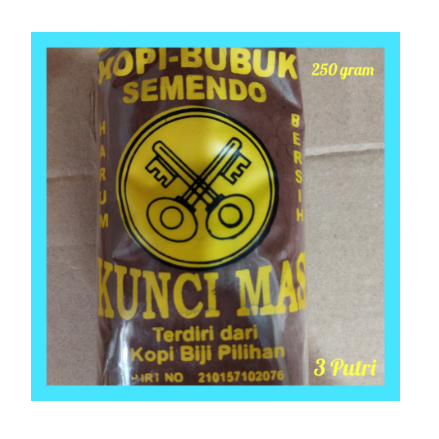 

Kopi Bubuk Asli Semendo merk KUNCi MAS