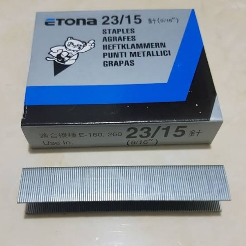 

ISI STAPLES JILID ETONA 23/15 (1215) (200 Lembar)