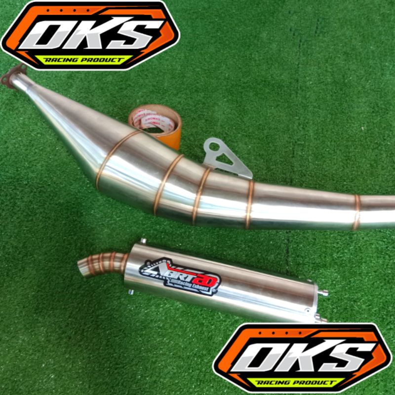 Knalpot Racing ABRT Stainles Model Samping Pnp YAMAHA FIZ R