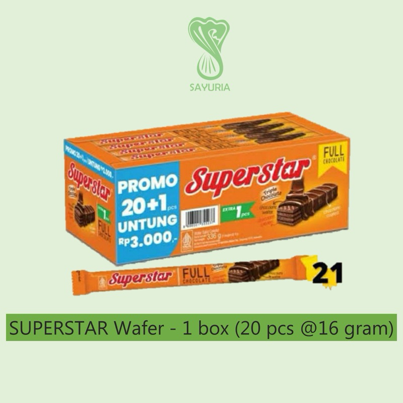 

SUPERSTAR Wafer - 1 box (20 pcs @16 gram)