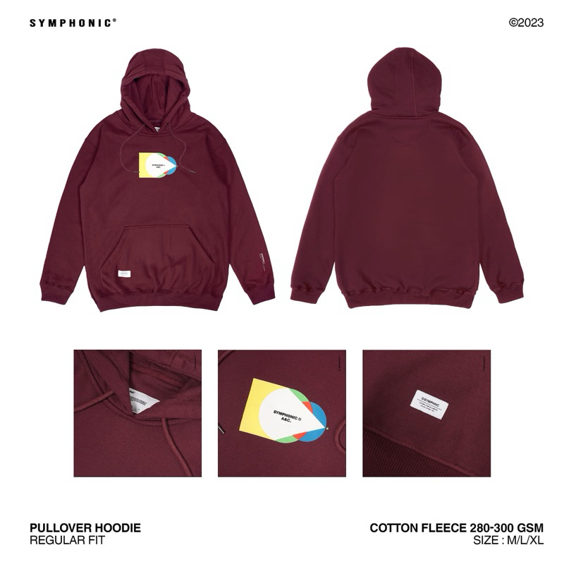 HOODIE SYMPHONIC POINT MAROON
