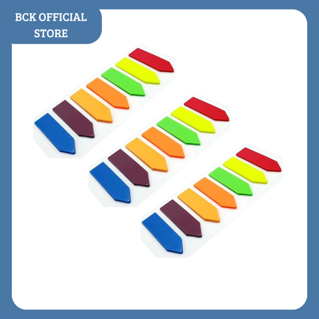 

Pembatas Buku / Post It Sign Here Benefit IM-708 Plastik 7 Warna (SET)