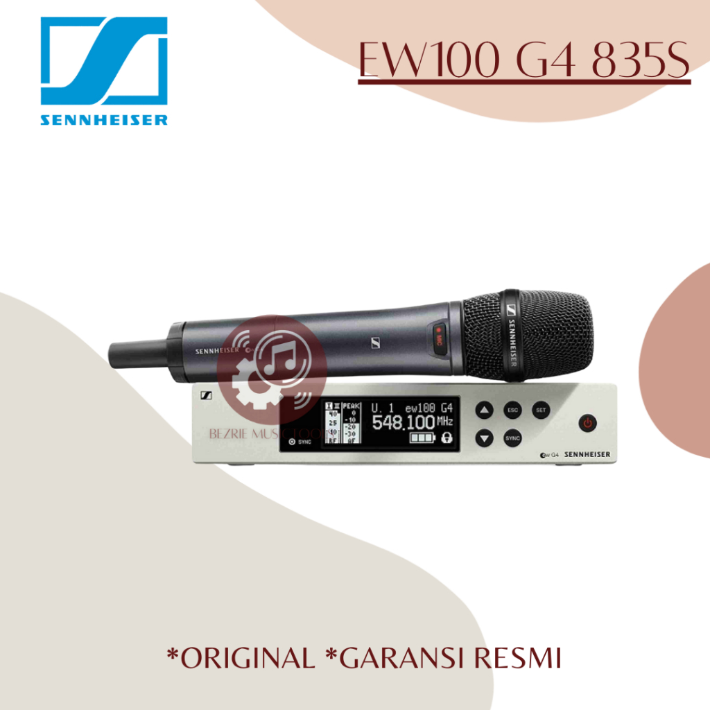 Sennheiser EW100 G4 835S Mic Wireless Original EW100G4 835S