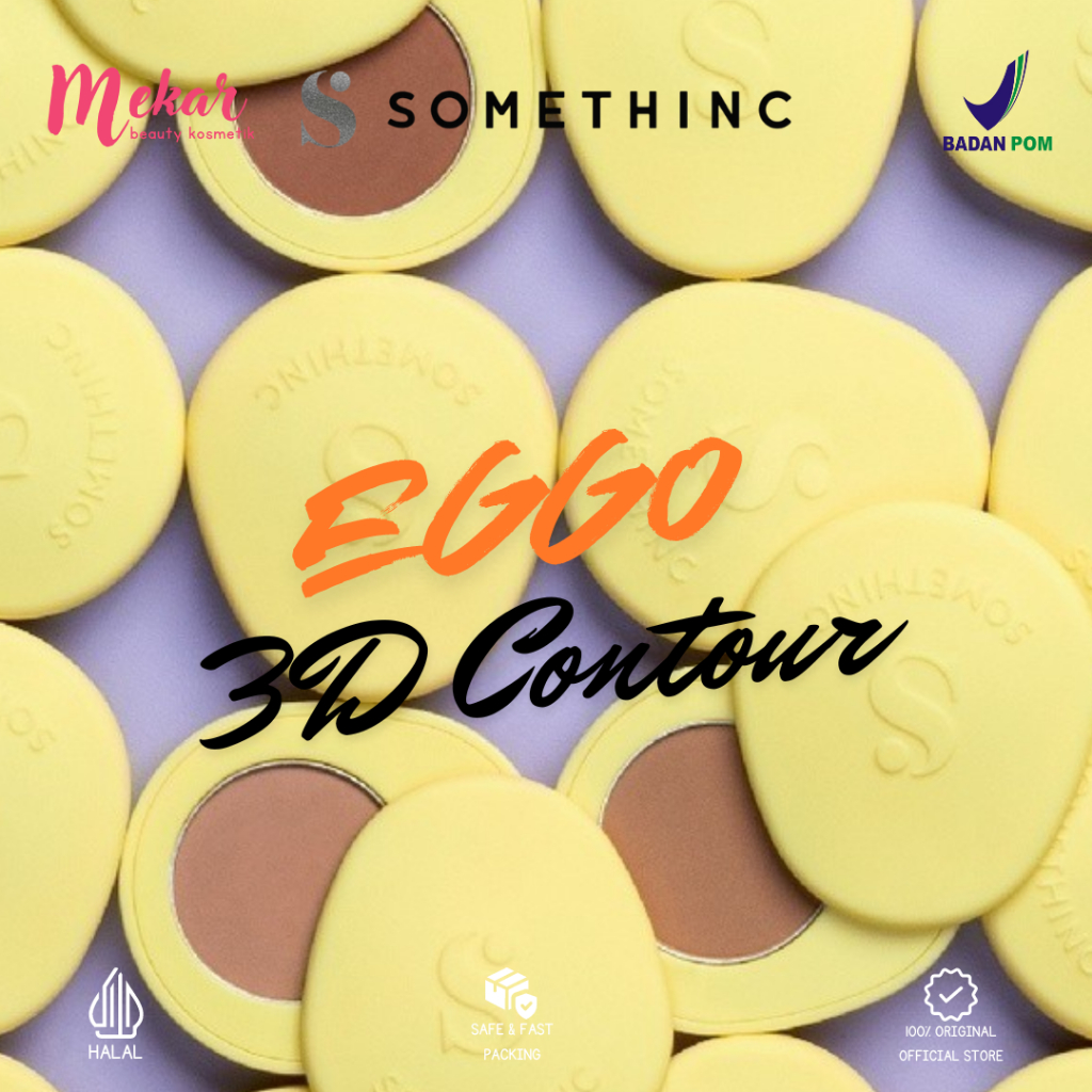 SOMETHINC EGGO 3D Contour - Powder Contour | Bronzer | Contour Powder | BPOM | 100% Original
