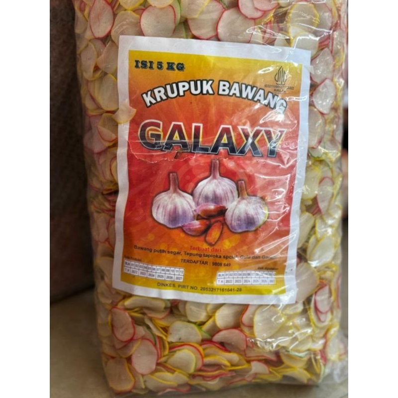 

[Halal & DINKES RI PIR-T] Repackaging Kerupuk Mentah Varian Kerupuk Bawang Galaxy Pinggiran Warna Warni Rasa Enak dan Lezat Serta Gurih