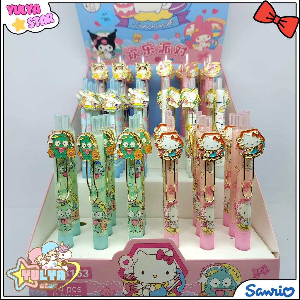 

Pulpen Mekanik Sanrio / Pen mekanik lucu bentuk SANRIO