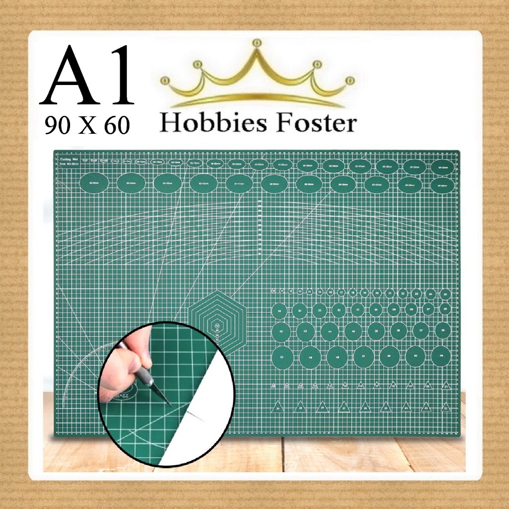 

Cutting Mat Matras Alas Potong Papan Kerja - Ukuran A1 / 90 x 60 cm