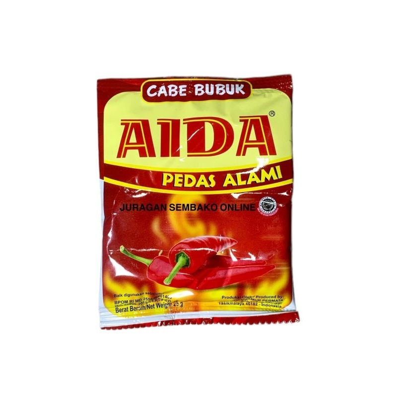 

AIDA bubuk cabe sachet 25gr