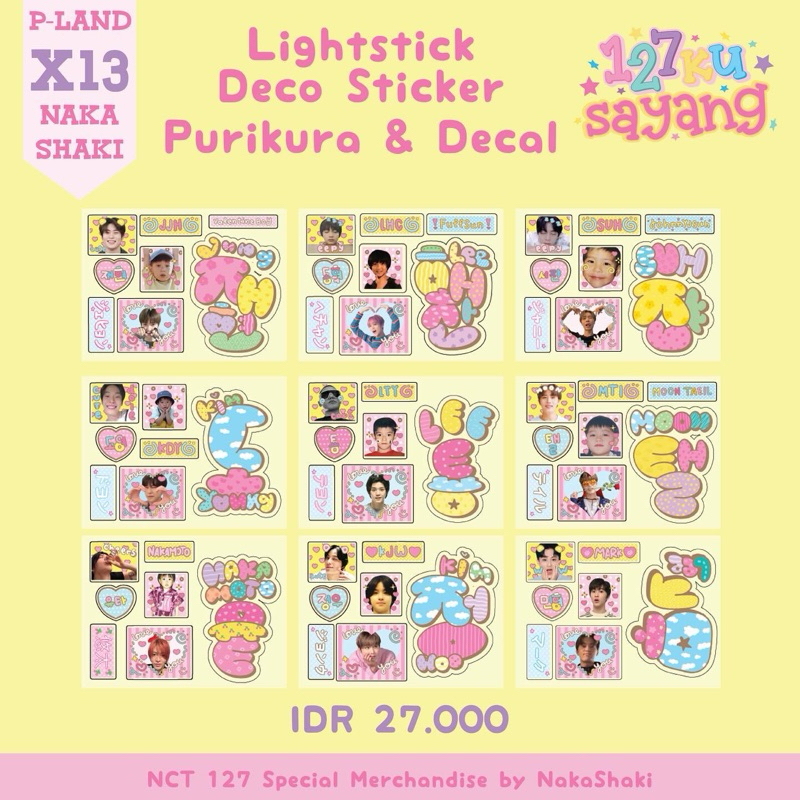 

127ku sayang — Purikura & Decal Sticker UV PREMIUM