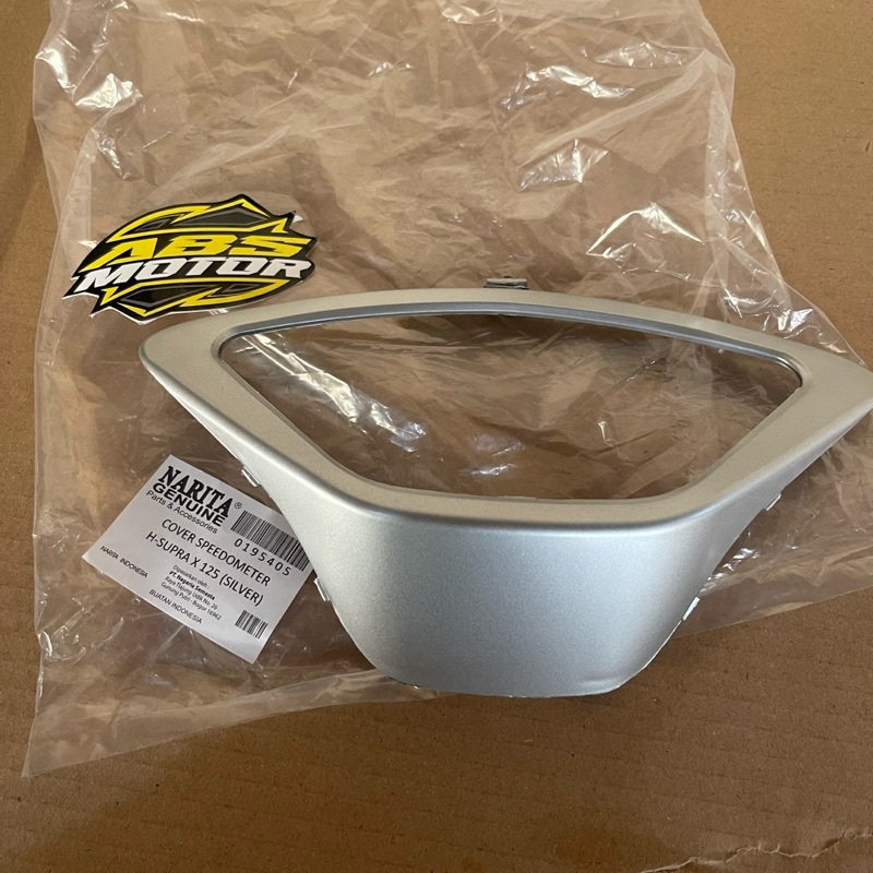 COVER SPIDOMETER SUPRA X 125 Silver Garnis Spidometer supra x 125 SILVER