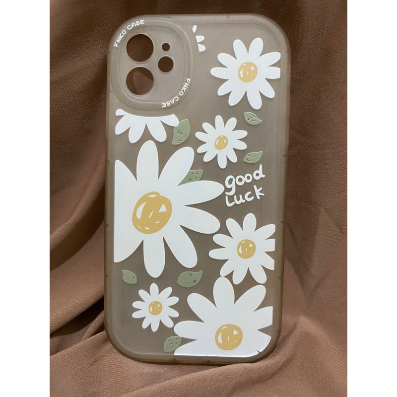 PRELOVED case iphone 11 / soft case TPu motif bunga daisy