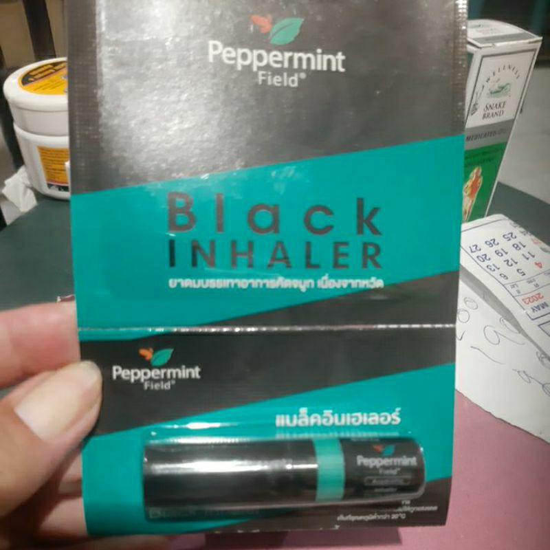 inhaler peppermint black