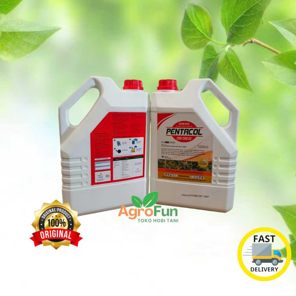 HERBISIDA KONTAK SISTEMIK PENTACOL @4 liter basmi rumput LULANGAN dan ALANG ALANG TUA SAMPAI AKAR