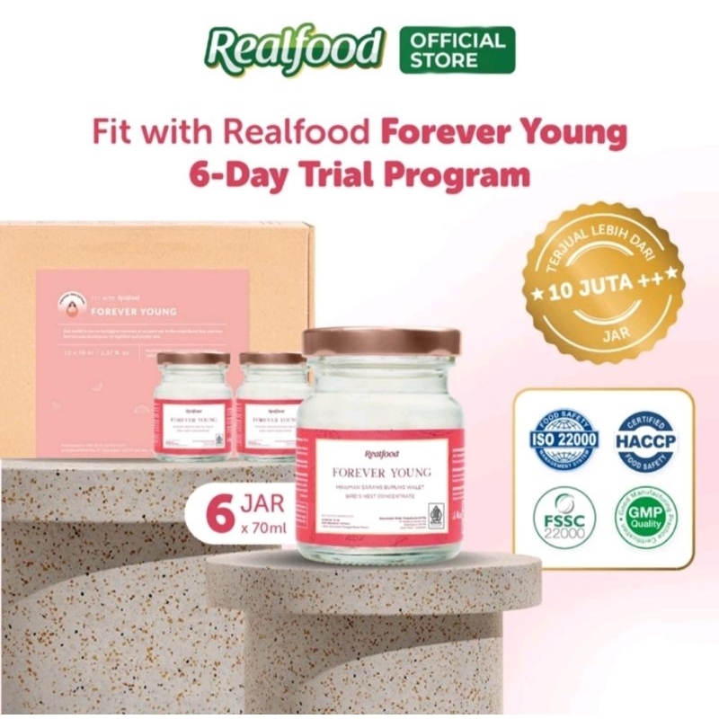 

REALFOOD FOREVER YOUNG 6JAR