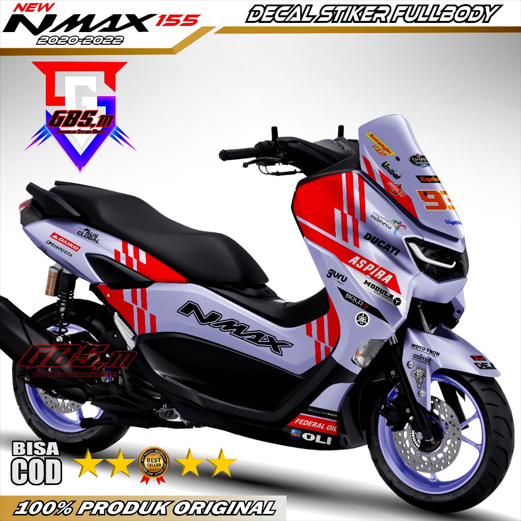 Decal Nmax 155 New - Dekal Stiker Nmax New Stiker Motor Nmax 2020 2021 2022 New Sticker Full Body