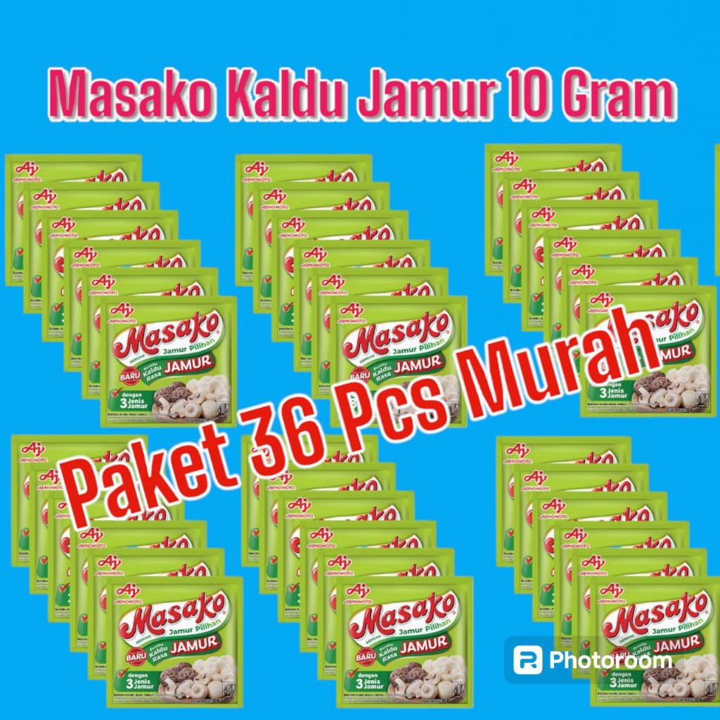 

PROMO 36 PCS MASAKO KALDU JAMUR 10 GRAM MURAH