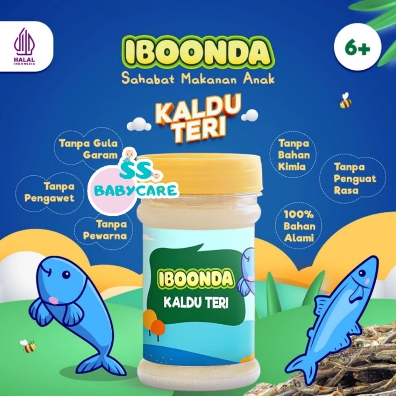 

IBOONDA By Bumbu Bunda Elia Kaldu Teri Non MSG - Kaldu Bubuk MPASI