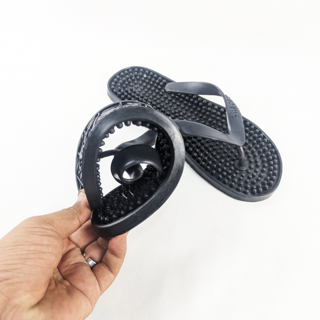 Terapi Ringan Kesehatan Sandal Terapi Kesehatan dengan Sol Lentur Anti Slip untuk Pijat Kaki Kesehat