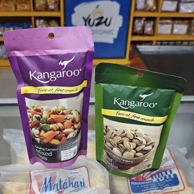 

ED 07.25 - PCS - KANGAROO PISTACHIO 35GR - MIXED NUTS 70GR - / KANGGURU