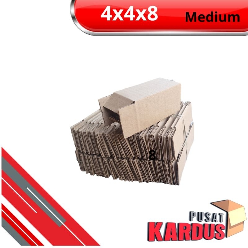 

box packing online/kardus ukuran 4x4x8