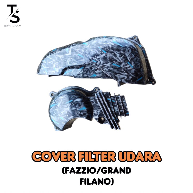 TUTUP FILTER UDARA FAZZIO GRAND FILANO FORGED BIRU