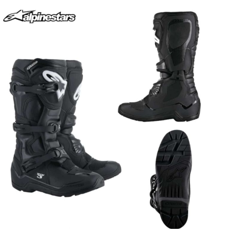 ALPINESTAR TECH 3 ENDURO BLACK & WATERPROOF ENDURO BLACK WHITE