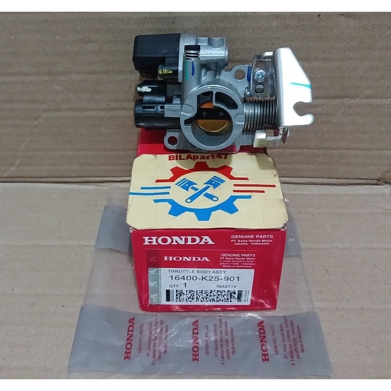 Throtol Throttle Throtle Body Assy Beat Fi Scoopy Fi Injeksi Stater Kasar (K25) Orginal