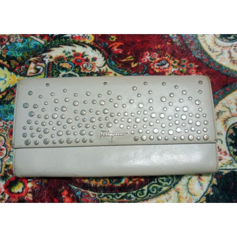 Salvator Ferragamo wallet/ dompet kulit asli