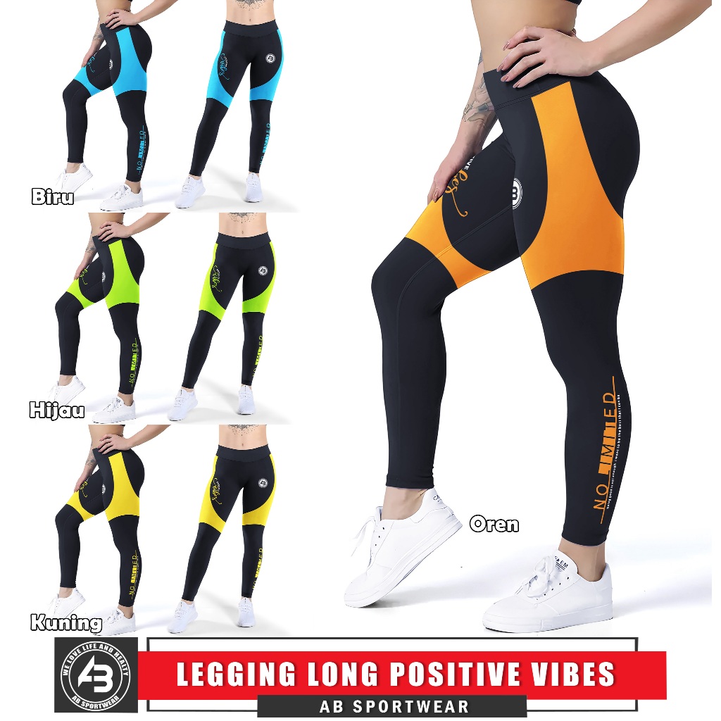 Legging Panjang Positive Vibes AB SPORTWEAR
