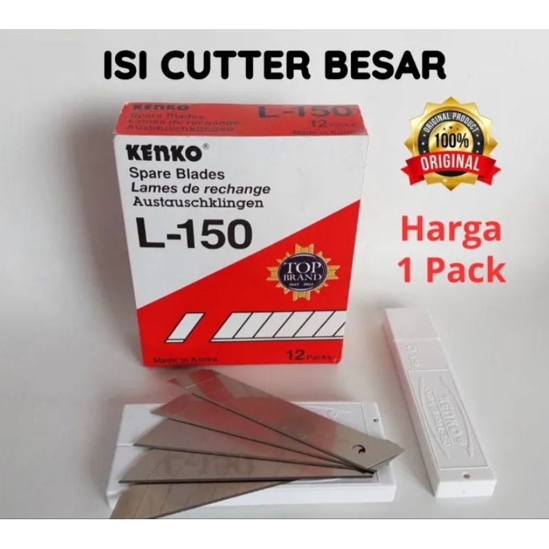 

KODE G84E ISI CUTTER KENKO L15 PER LUSIN 12PCS