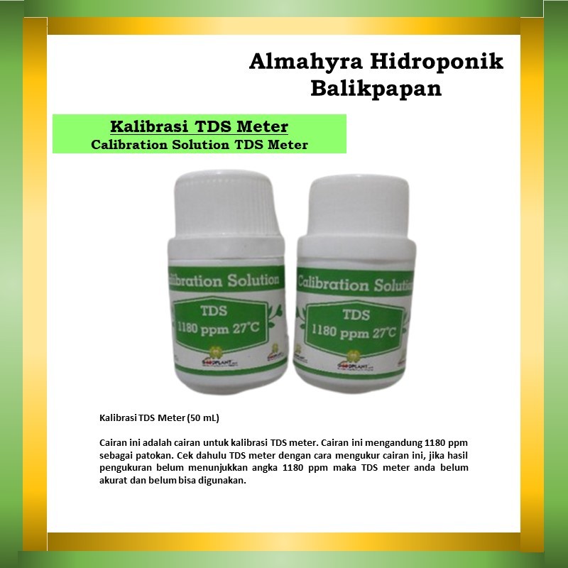 Cairan Kalibrasi TDS Meter TDS Calibration GOODPLANT