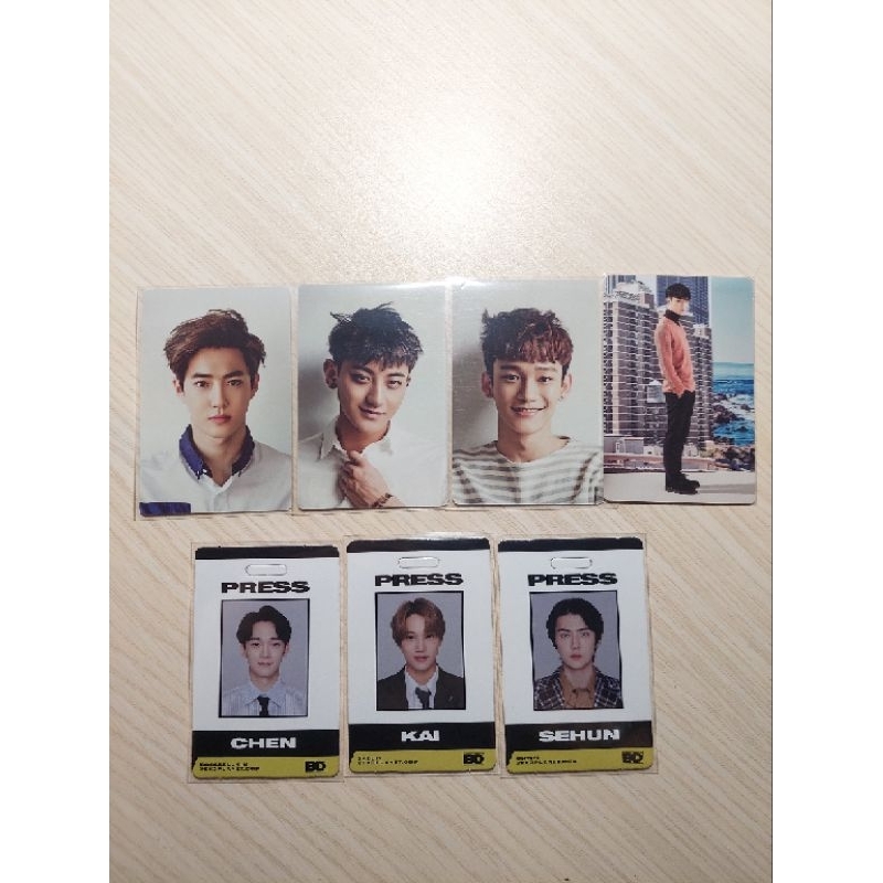 PHOTOCARD SEASON GREETING EXO 2015, 2019, 2020, 2021, DAN WELCOM KIT, BACA DESKRIPSI