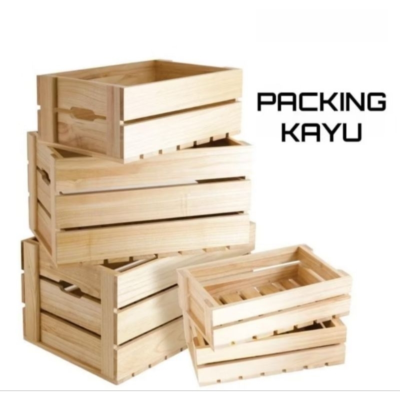 

extra packing kayu supaya lebih aman di pengiriman