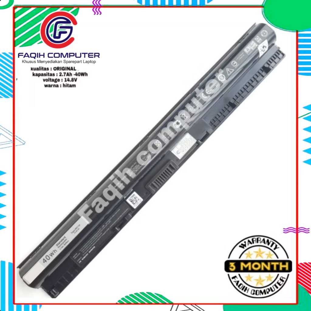 Baterai Battery Laptop Vostro 3458 3459 3468 3558 M5Y1K