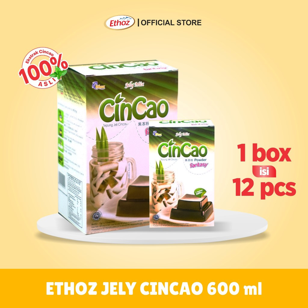 

ETHOZ Cincao Jelly powder/ tepung Jeli Cincau bubuk